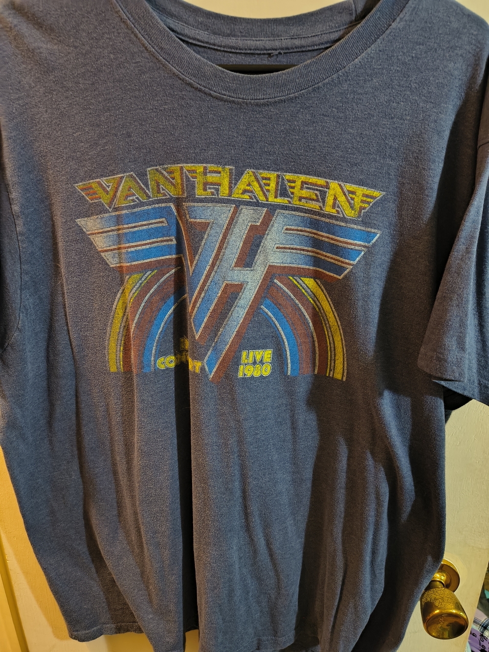 Van Halen Graphic Short Sleeve Tee in Blue
